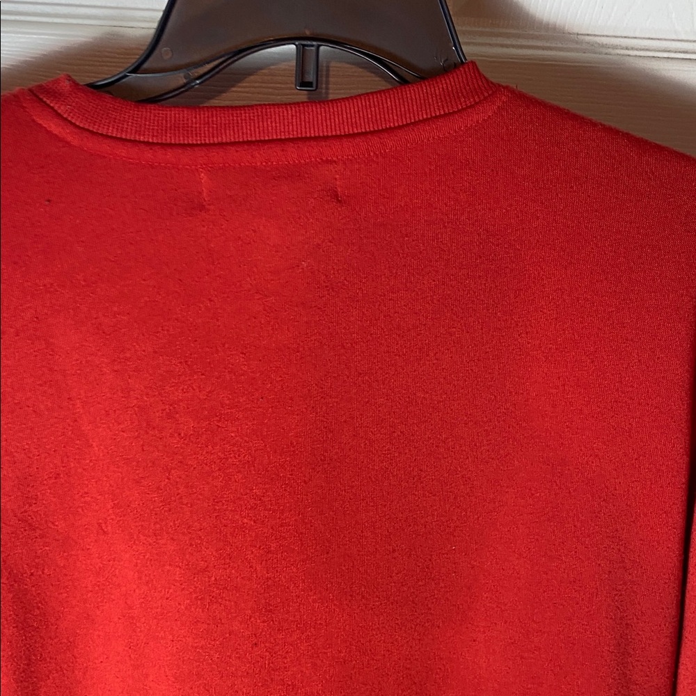 Black Pike Red Crewneck Sweater with Savage Bear Graphic Size M - Picture 7 of 8